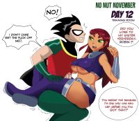 No Nut November (Teen Titans) - Day 12, 2480x2172, 239.7kB, webp