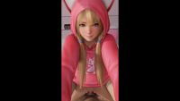 Pink marie rose riding cock - hentai video, 1920x1080, 20 s, 3.8MB, mp4