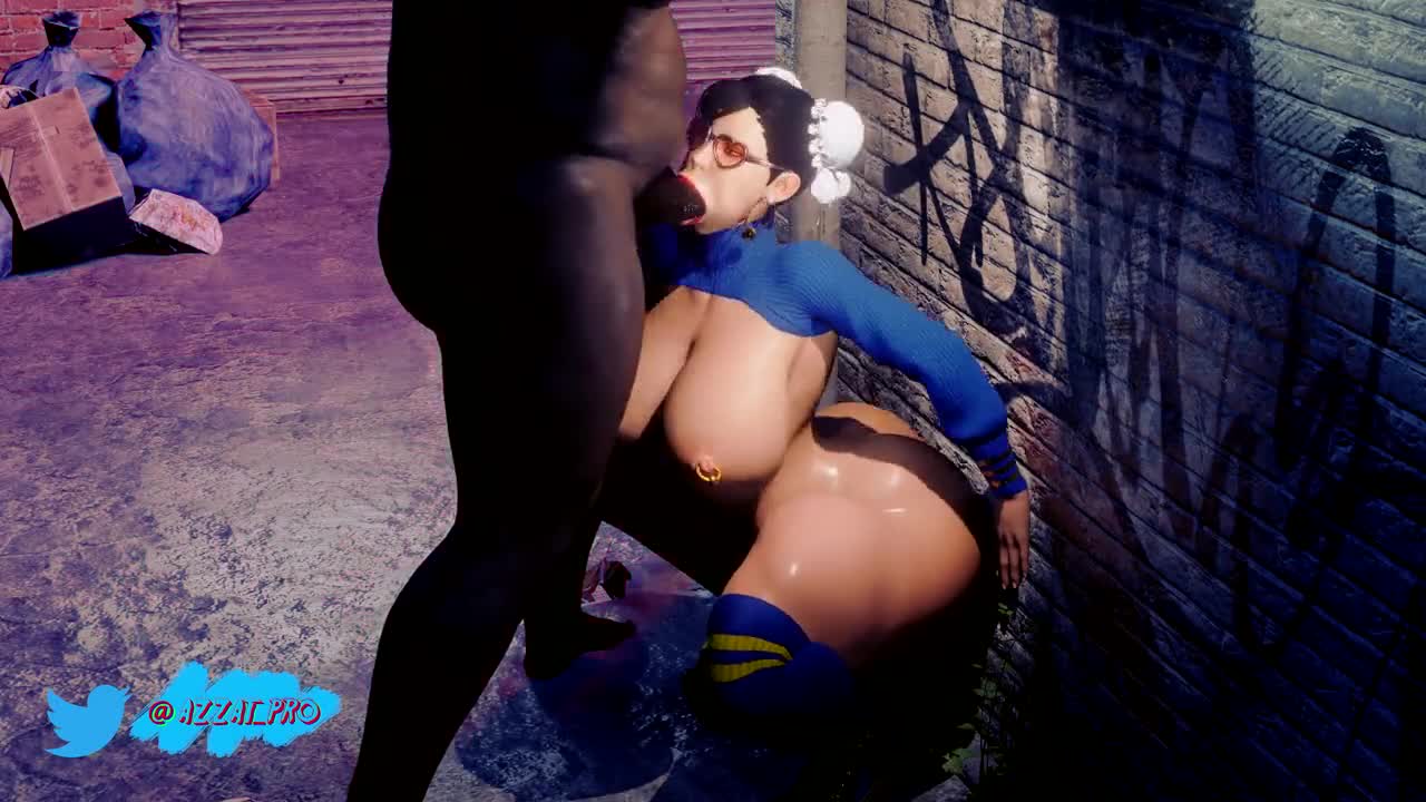 Chun-li bbc blowjob