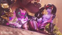 Widowmaker helps to abuse Dva, 1920x1080, 29 s, 13MB, mp4